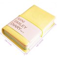 thumbnail image 3 of EeaseCA PU Leather Notebook with Colored Pages Notepad with Colored Paper Medium Size (Yellow), 3 of 4
