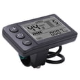 thumbnail image 1 of Electric Bike LCD Display Meter, Waterproof Plug Large Screen Lightweight Durable S866 Electric Bike LCD Display 24V 36V 48V  for 22.2mm/0.9in Handlebar, 1 of 8