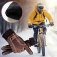 thumbnail image 4 of TIMIFIS Gants d'Hiver Gants de Course en Plein Air Gants de Cyclisme Écran Tactile Gants d'Hiver pour Hommes Doublures de Gants Gants de Randonnée Gants Chauds par Temps Froid Gants de Neige Gants de Moto, 4 of 5