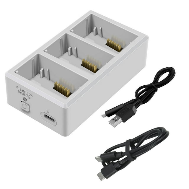 CNKOO Convenient 3-Way Battery Charger Full and Storage Charging Modes for DJI Mini 3 Pro Long Lasting Batteries