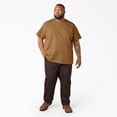 thumbnail image 4 of Dickies Mens Short Sleeve Heavyweight Crew Neck, L, Brown Duck, 4 of 7