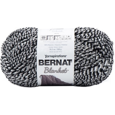 Bernat® Blanket™ #6 Super Bulky Polyester Yarn, Inkwell 10.5oz/300g, 220 Yards