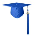 thumbnail image 1 of MIASHUI Kids Kindergarten Graduation Caps with Tassel Preschool Uniform Accessories,Blue,M, 1 of 4