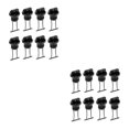 thumbnail image 1 of Ruiboury 8pcs Plastic Wide Compatibility Yacht Drain Plug Easy To Install Durable Reliable Marine Drain Plug black 2Set, 1 of 6