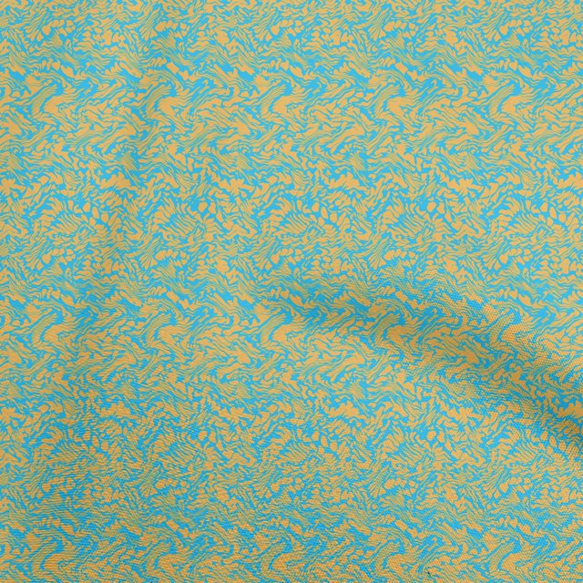 oneOone Popeline de Coton Orange Tissu Bloc Matière de Robe Tissu Imprimé Tissu au Mètre 56 Pouces de Large-Rp