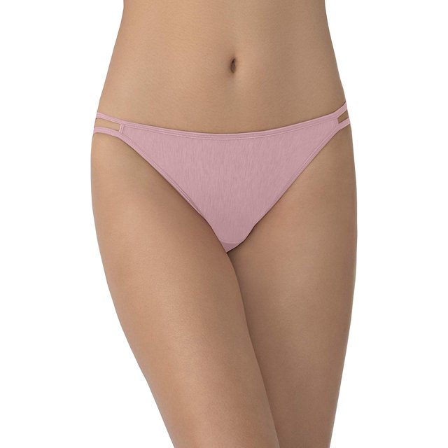 Vanity Fair Bikini String pour Femmes Body Shine Illumination, 8, NH Bubbly
