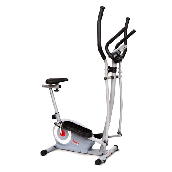 Sunny Health & Fitness Essential Interactive Series Vélo elliptique assis - Gris - SF-E322004