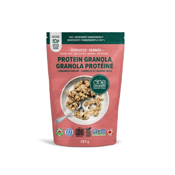 One Degree Cinn Raision Protein Granola
