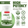 thumbnail image 2 of Inno Nutrition Alpha GPC Choline 600mg 150 Vegan Capsules | High-Potency Cognitive Support for Memory, Focus & Brain Function | Non-GMO, Gluten-Free | Made in Canada, 2 of 7