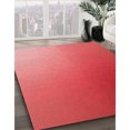 thumbnail image 3 of Ahgly Company Tapis Rectangulaire Rouge Lavable en Machine, 6 Pieds x 9 Pieds, 3 of 7