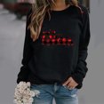 thumbnail image 2 of RKSTN Chandail pour Femmes Décontracté à Manches Longues Blouse à Imprimé de la Saint-Valentin Hauts Chandail Col Rond Coupe Ample Chandail, 2 of 4