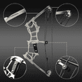 thumbnail image 4 of Chumajor 7.5-inch Mini Compound Bow Set, 12 Lbs Draw Weight, Suitable for Both Left and Right-handed Users, Includes 12 Arrows and Target Paper, Ideal for Target Shooting and Hunting Games, 4 of 10
