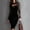 Style3-Black dresses for women, variant on Mceream Women's Wrap Maxi Dress – Asymmetric Draped Long Sleeve Floor-Length Dress In Red, Black & Purple, Flowy Stretch Crepe Fabric, Great for Weddings, Events & formal Occasions Khaki M