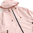 thumbnail image 3 of Maqroz Veste de Soleil pour Homme UPF 50++ à Capuche à Fermeture Éclair Intégrale Protection UV SPF Rafraîchissante Légère avec Poches Été Ajustable Séchage Rapide Veste de Sport de Piste Randonnée Pêche Plein Air Rose TTTG, 3 of 4