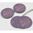thumbnail image 4 of Inkdotpot Pack Of 100 Real Rose Gold Foil Paper Tags Happy Holiday Favor Hang Tags, 4 of 6