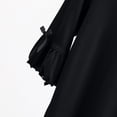 thumbnail image 4 of AherBiu Pajamas Tops for Women Oversized Ruffle 1/2 Sleeve Basic Layer Top Tees Shirts Comfy Soft Undershirts, 4 of 5