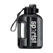 Meitianfacai Large Capacity Water Bottle Half Gallon Water Bottle BPA Free Ideal for Gym, Big Water of Jug, Reusable Sports Bottle for Men Women,Black