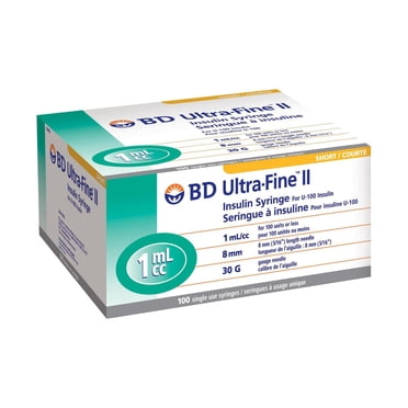 Ultra-Fine 1.0ML 30G 8MM Syringe (5/16")