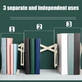 thumbnail image 4 of weibbin Scalable Metal Book Stand Desktop Storage Bookshelf For Organizing Files And Foldable Book Holders 7.56x4.13in, 4 of 6