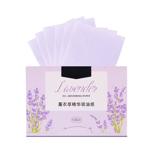 Papier Buvard pour le Visage en Fibres de Lin pour Peau Grasse