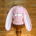 thumbnail image 2 of Fgnfyis Rabbit Ear Hat Autumn and Winter Neck Knitted Hat Bomber Hats Light Pink, 2 of 6