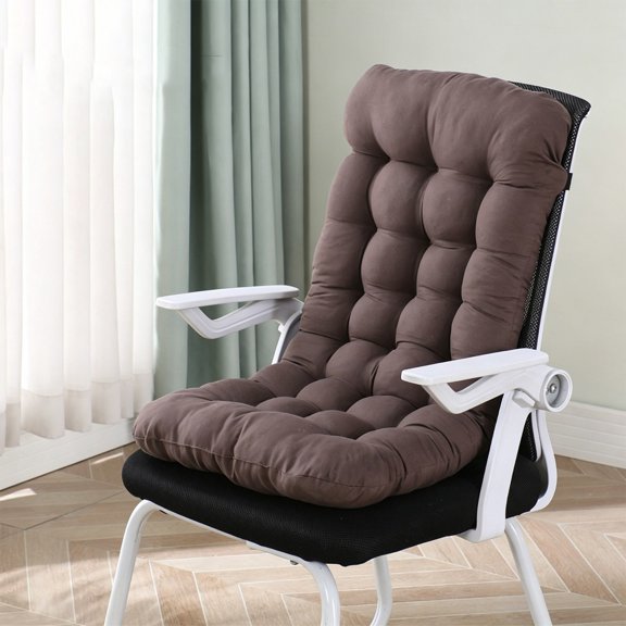 Ergonomic No-Slip Chair Cushion with Lumbar Support Backrest for Office