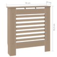 thumbnail image 5 of vidaXL Couvercle de Radiateur MDF 78 cm, 5 of 5