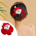 thumbnail image 5 of Meitianfacai Christmas Christmas Tree Santa Claus Plush Elastic Hair Rope Cute Doll Hair Accessories Head Rope, 5 of 5