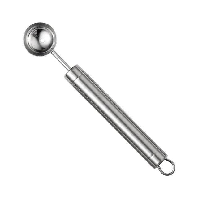 Stainless Steel Fruit Baller Tool, Precision Carving Scoop for Melons, Apples, or Vegetables, Dishwasher-Safe Kitchen Crafting Accessory