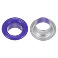 thumbnail image 4 of Unique Bargains 100PCS Grommets Eyelets 1/4 Inch (6mm) ID Hole Metal Self Backing Eyelet with Washers for Leather Purple, 4 of 7