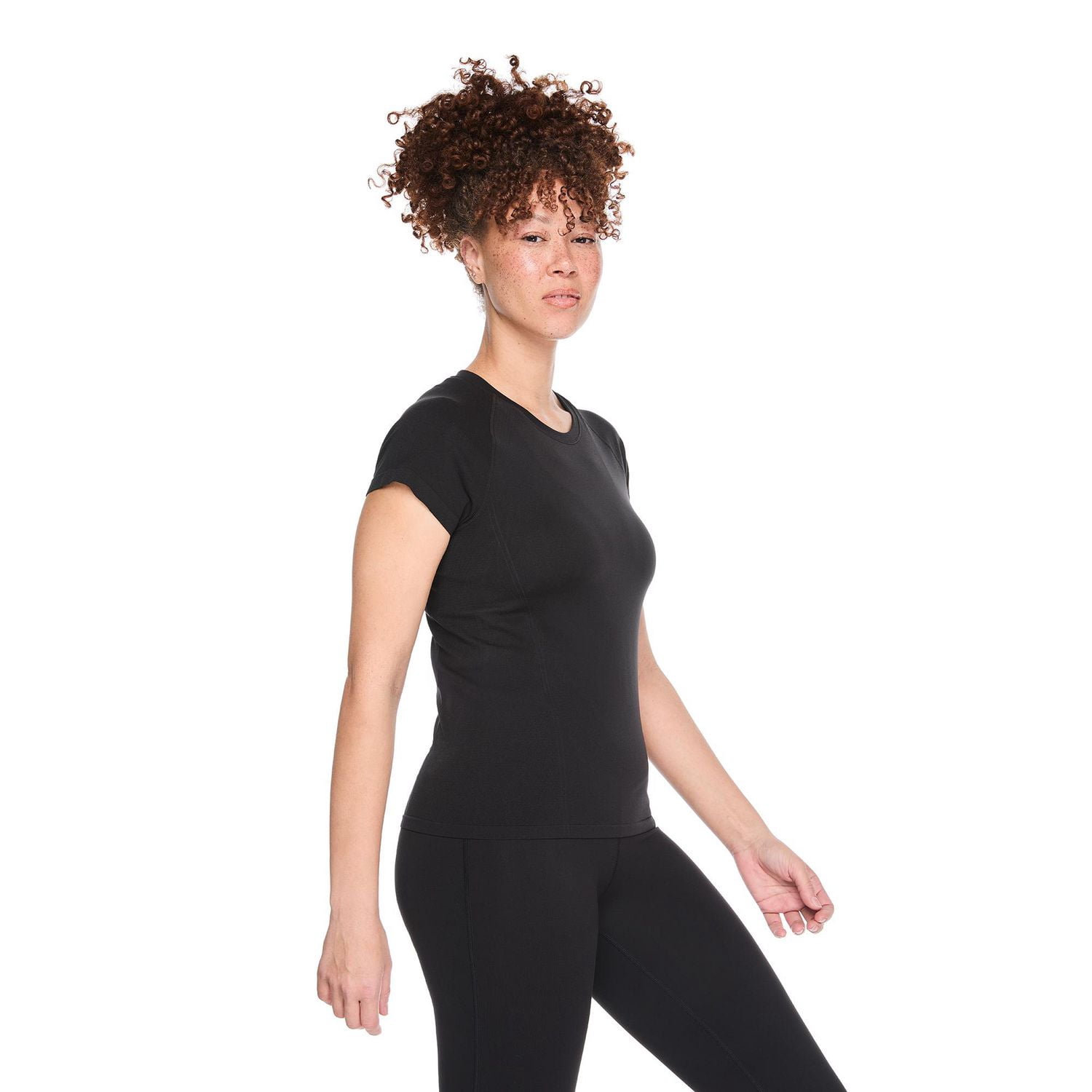 Athletic Works Women's Short-Sleeve Seamless T-Shirt