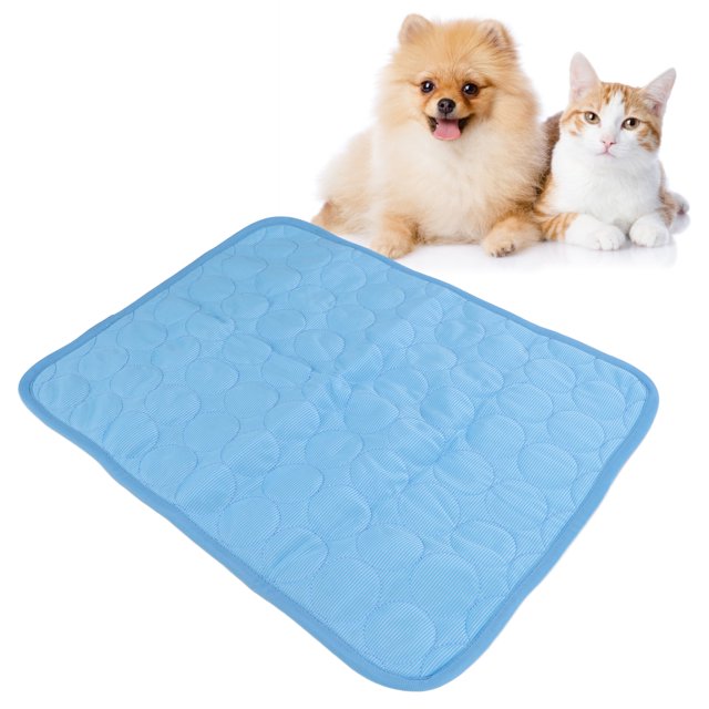 Pet Cooling Cushion, Washable Pet Self Cooling Mat Breathable Reusable Foldable Ice Silk For Home For Travel