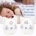thumbnail image 3 of Baby Monitor Baby Portable Crystal Clear Cry Voice US Plug White US plug, 3 of 8