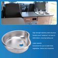 thumbnail image 4 of Stainless Steel Bar Sink, 15x12.48x3.94in RV Sink Quick Drainage  for Camping Vehicle, 4 of 7