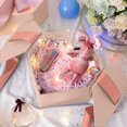 thumbnail image 4 of Lksixu Open Door Ribbon Bow Heart Shaped Gift Box Wedding Accompaniment Gift Box Holiday Cosmetic Gift Box Storage Bins Organizers and Storage, 4 of 6