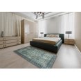 thumbnail image 4 of Ahgly Tapis Rectangulaire Abstrait Vert Mer Foncé, 2 Pieds x 3 Pieds, 4 of 6