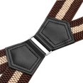 thumbnail image 3 of Buyless Fashion Bretelles Robustes, Lot de 2, pour Hommes - Sangles Ajustables de 48 Pouces 1 1/2 Pouces - Dos en X avec Pinces Robustes, 3 of 7