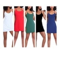 thumbnail image 2 of maskred Robe d'Entraînement pour Femmes, Tenue de Danse, Séchage Rapide, Couleur Unie, Robe de Golf Tennis, Vert G, 2 of 6