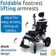 thumbnail image 2 of MAJESTIC IQ-8000 New Remote & Joystick Controlled Mobility Aid Lightweight Foldable Electric Wheelchair, 2 of 6