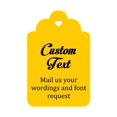thumbnail image 1 of 100 Pcs Pendentifs Personnalisés Tags Cadeau de Mariage Personnalisé Merci Tags, 1 of 1