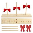 thumbnail image 2 of SHAGUOZHOU Bow Making Tool For Ribbon Maker Bow Ribbon Decorative Tool Adjustable With Board Sticks Bow Making Tool For Ribbon Wreath Bow Making Maker For Making Bows, 2 of 4