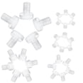 thumbnail image 4 of Miangastore 100 Pcs Pare-Chocs d'Armoire Ronds Transparents pour Meubles Réduction du Bruit, 4 of 8
