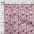 thumbnail image 2 of oneOone Georgette Viscose Light Gray Fabric Florals Sewing Craft Projects Fabric Prints By Yard 42 Inch Wide, 2 of 4