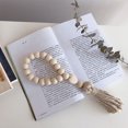thumbnail image 4 of REOFLYUP Hanging Tassels Decor Boho Wood Beaded Pendant for Home 1Set, 4 of 8