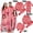 Red, variant on Gupgi Christmas Family Matching Pajamas Set Deer print Sleepwear Nightwear