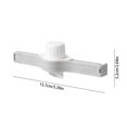 thumbnail image 3 of Oleegame 2PC Produce Storage 2PC Sealing Clip Food Sealing Clip Freshness And Bag Sealing Clip White, 3 of 9
