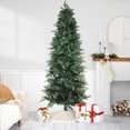 thumbnail image 1 of Northlight Real Touch™️ Green Slim Washington Frasier Fir Artificial Christmas Tree - Unlit - 7.5', 1 of 6