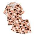 thumbnail image 4 of WEAIXIMIUNG Ensemble de Pyjama pour Enfants à Col Boutonné Imprimé, Haut à Manches Courtes et Short 6-7 Ans, 4 of 4