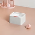 thumbnail image 4 of Boîte de Rangement pour Maquillage avec Couvercle à Double Compartiment, Plastique Anti-Poussière, Organisateur Cosmétique pour Rouges à Lèvres et Tampons Démaquillants 5.71 Po x 5.12 Po x 3.15 Po, 4 of 6