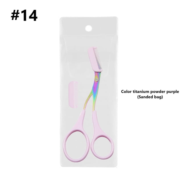 Reduce Price! WSBDENLK Eyebrow Trimmers Scissor 2024 New Eyebrow Scissors With Comb Precision Eyebrow Trimming Scissors Non-Slip Eyebrow Cutter Hair Removal Eyebrow Scissors